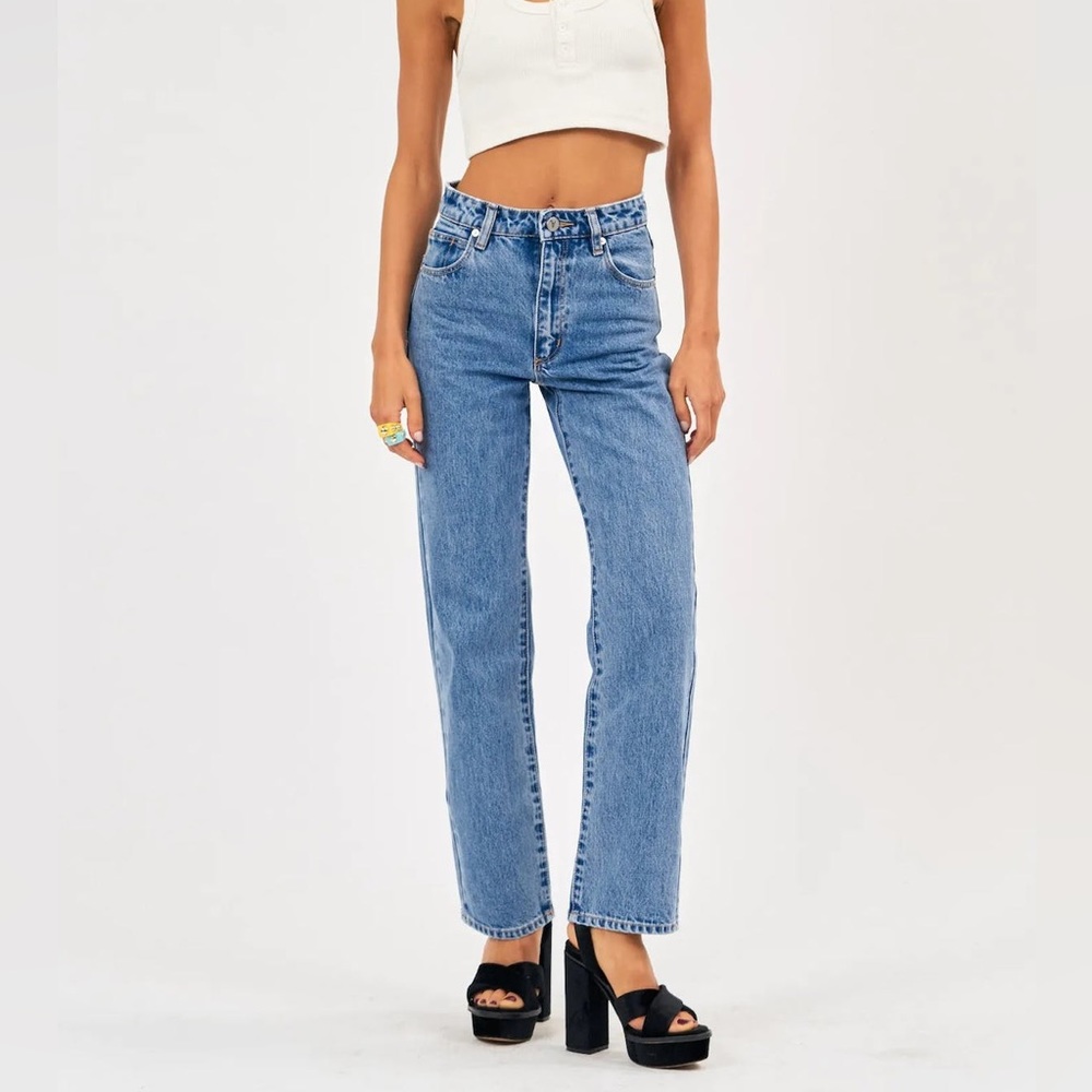 New Abrand A 94 High Straight Jeans Petite Georgia Size 31